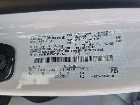 New 2025 Ford F150 Lightning XLT image 42