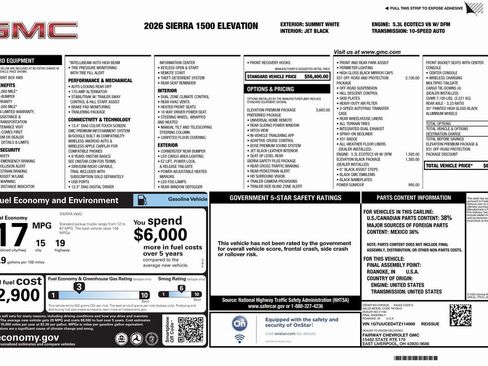 New 2026 GMC Sierra 1500 Elevation w/ Elevation Premium Package image 4