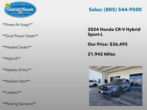 Used 2024 Honda CR-V Sport-L image 8