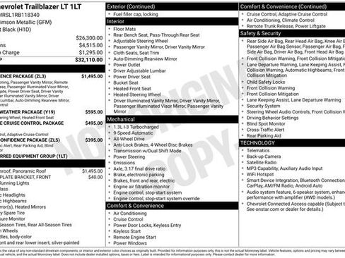 Used 2024 Chevrolet TrailBlazer LT w/ Convenience Package AWD/4WD image 25