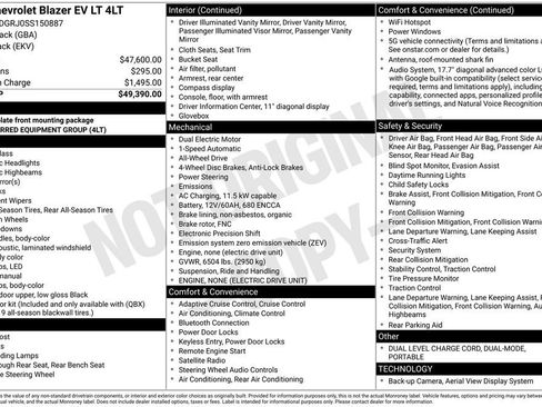 New 2025 Chevrolet Blazer EV LT AWD/4WD image 4