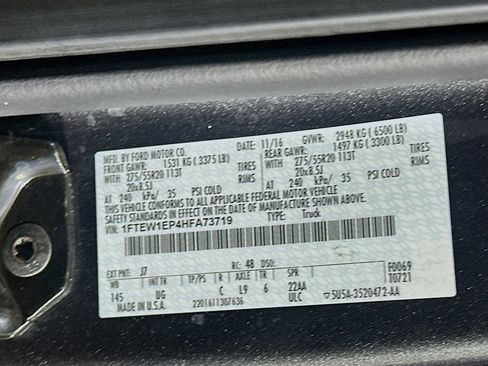 Used 2017 Ford F150 XLT w/ Equipment Group 302A Luxury image 12