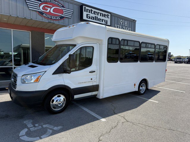 Used 2018 Ford Transit 350 156 DRW w/ Shuttle Bus Prep Package RWD image 1