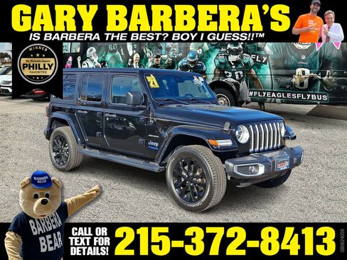 Used 2021 Jeep Wrangler Unlimited Sahara w/ Cold Weather Group image 1