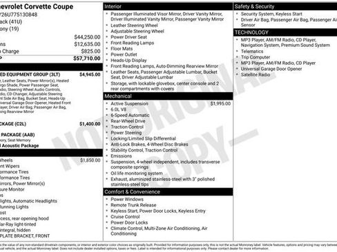 Used 2007 Chevrolet Corvette Coupe w/ Preferred Equipment Group RWD image 12