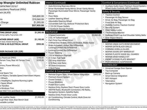 Used 2022 Jeep Wrangler Unlimited Rubicon w/ LED Lighting Group image 4