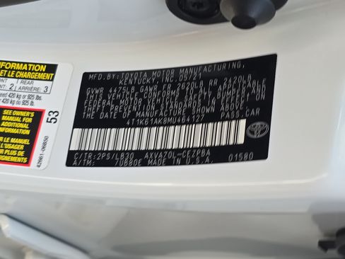 Used 2021 Toyota Camry XSE FWD image 36