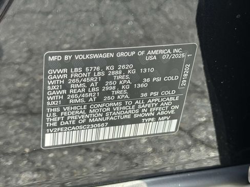 New 2025 Volkswagen Atlas Cross Sport SEL Premium R-Line image 16