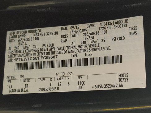 Used 2015 Ford F150 Lariat RWD image 33