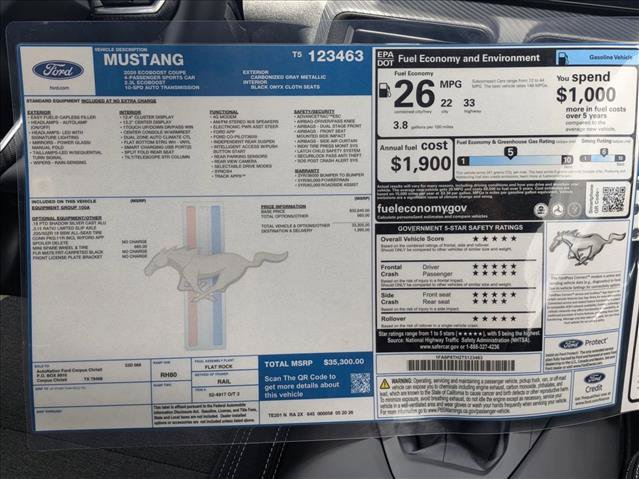 New 2026 Ford Mustang Coupe RWD image 17