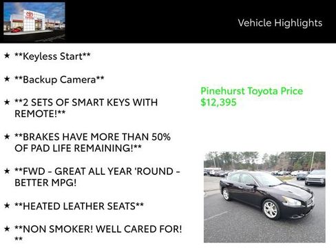 Used 2014 Nissan Maxima 3.5 SV w/ Technology Package image 13