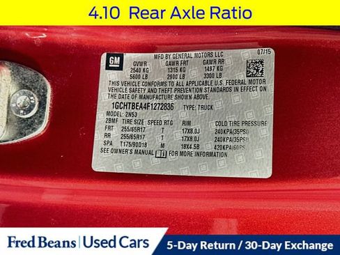 Used 2015 Chevrolet Colorado LT w/ LT Convenience Package AWD/4WD image 33