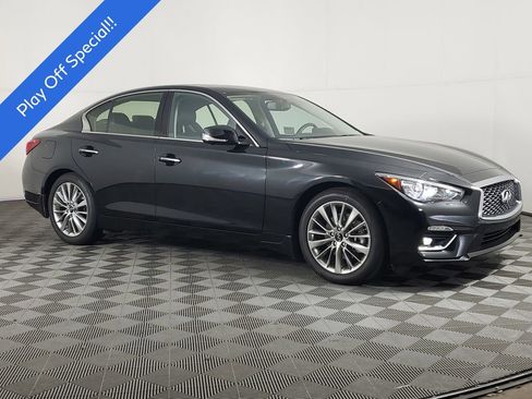 Used 2023 INFINITI Q50 Luxe w/ Cargo Package RWD image 2