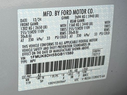 Used 2025 Ford Explorer Active w/ Active Comfort Package AWD/4WD image 68