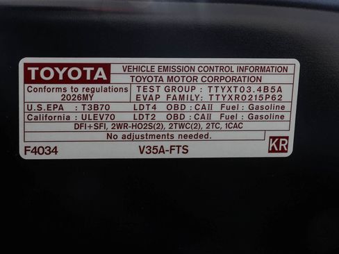 New 2026 Toyota Tundra SR RWD image 14