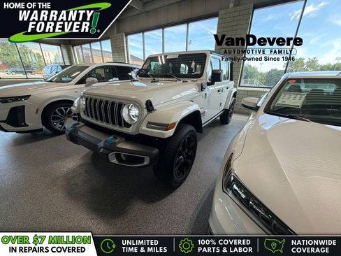 Used 2024 Jeep Wrangler Unlimited Sahara w/ Safety Group AWD/4WD image 1