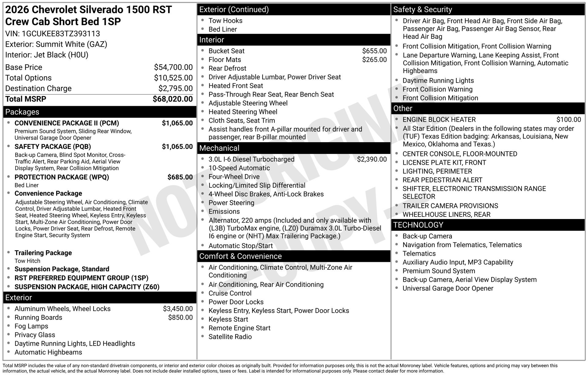New 2026 Chevrolet Silverado 1500 RST w/ Safety Package AWD/4WD image 5
