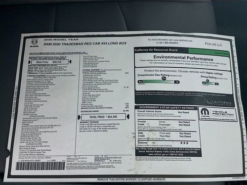 New 2026 RAM 2500 Tradesman w/ Chrome Appearance Group AWD/4WD image 21