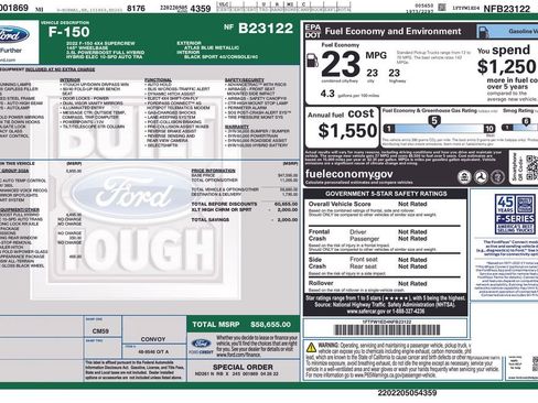 Certified 2022 Ford F150 XLT w/ Equipment Group 302A High image 35