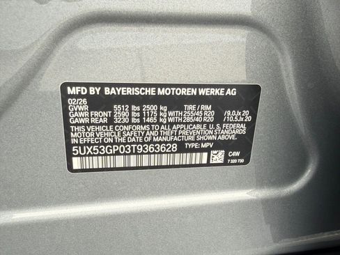 New 2026 BMW X3 xDrive30 w/ Convenience Package image 19