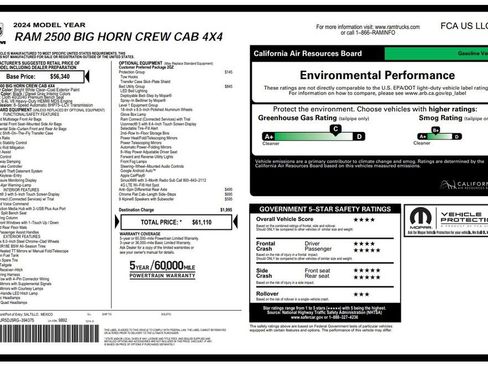 Used 2024 RAM 2500 Big Horn w/ Bed Utility Group image 2