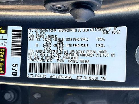 Used 2022 Toyota Tacoma SR5 w/ Technology Package image 19