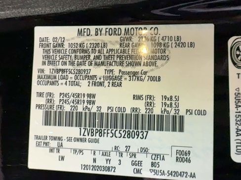 Used 2012 Ford Mustang GT Premium w/ Electronics Pkg image 52