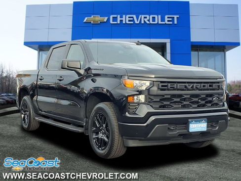 Certified 2022 Chevrolet Silverado 1500 Custom w/ LPO, Dark Essentials Package image 1