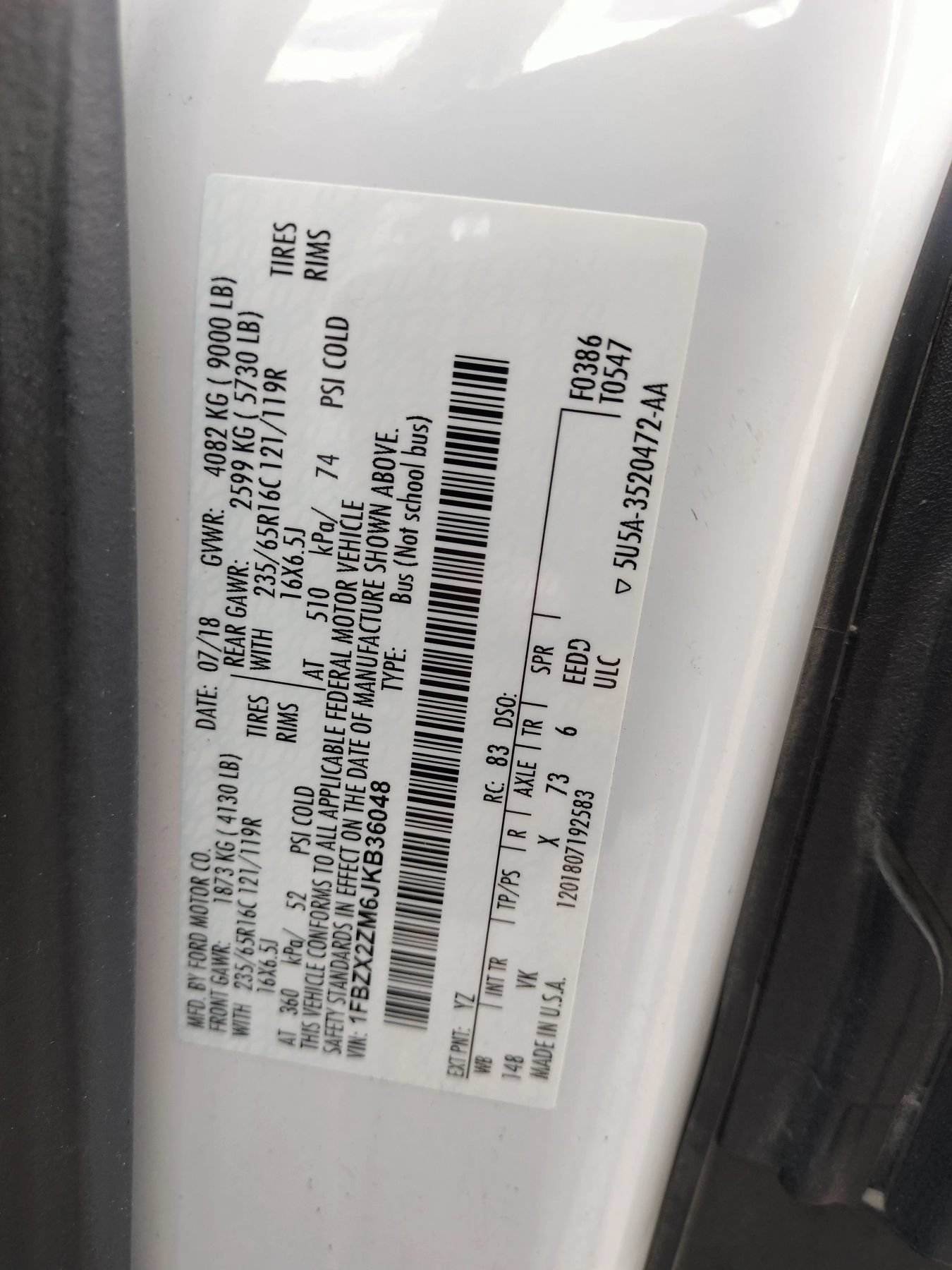 Used 2018 Ford Transit 350 XL RWD image 47