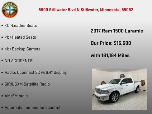 Used 2017 RAM 1500 Laramie image 5