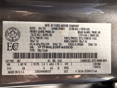 Used 2024 Ford F150 Tremor w/ Tow/Haul Package image 30