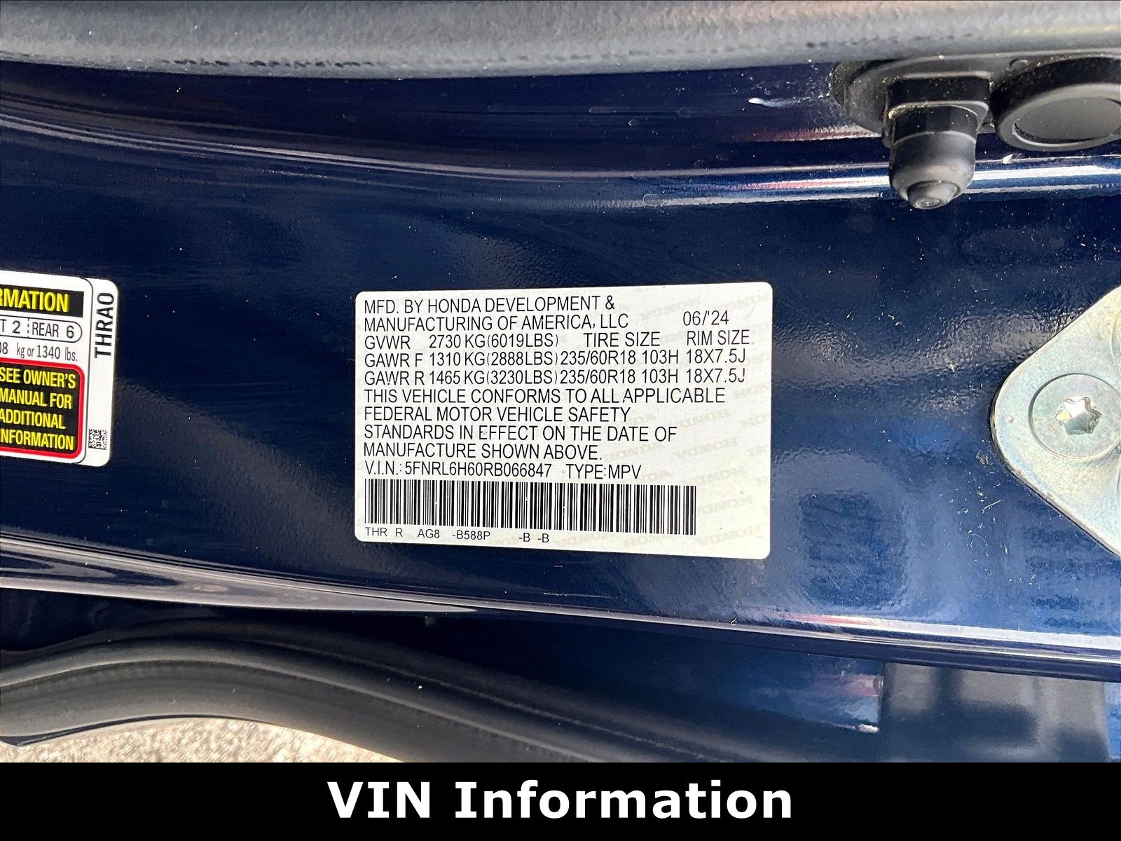 Used 2024 Honda Odyssey EX-L image 19