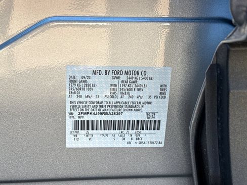 Certified 2024 Ford Edge SEL w/ Convenience Package AWD/4WD image 22