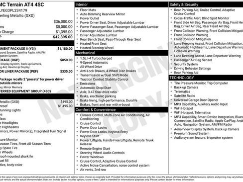 Certified 2023 GMC Terrain AT4 w/ Infotainment Package II AWD/4WD image 39