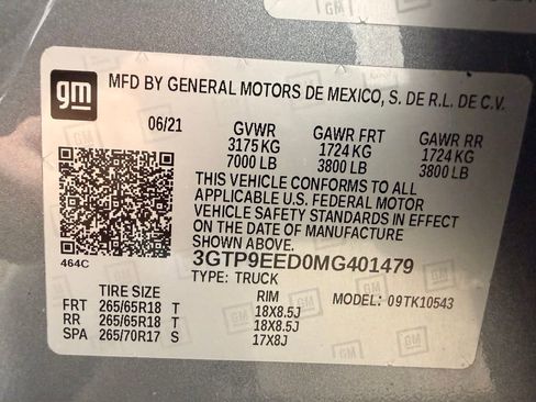 Used 2021 GMC Sierra 1500 AT4 image 52