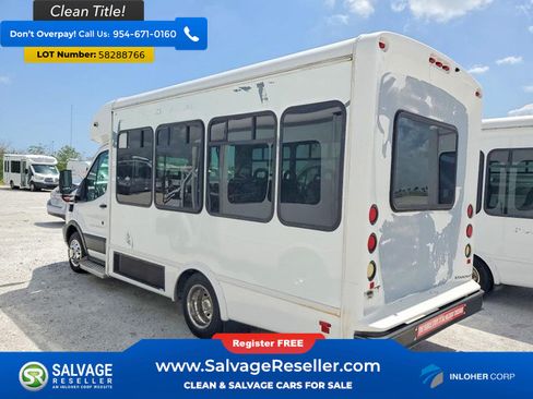 Used 2019 Ford Transit 350 138 DRW w/ Shuttle Bus Prep Package RWD image 3
