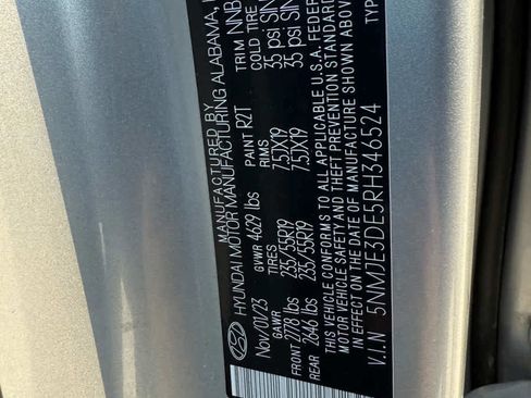 Used 2024 Hyundai Tucson Limited image 34