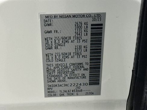 Used 2024 Nissan Pathfinder S image 21