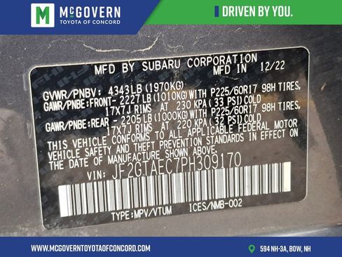 Used 2023 Subaru Crosstrek 2.0i Premium image 37