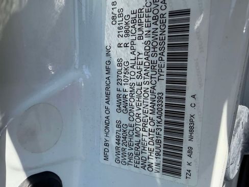 Used 2019 Acura TLX FWD image 16