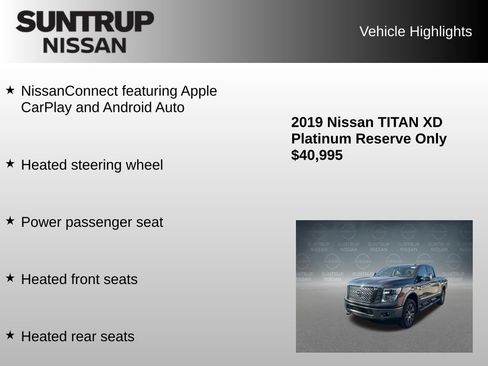 Used 2019 Nissan Titan Platinum Reserve AWD/4WD image 16