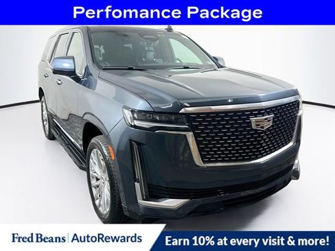 Used 2021 Cadillac Escalade Premium Luxury w/ Driver Assist Tech Package AWD/4WD image 1
