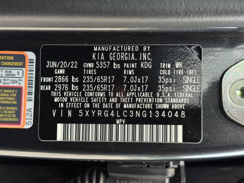 Used 2022 Kia Sorento LX image 41