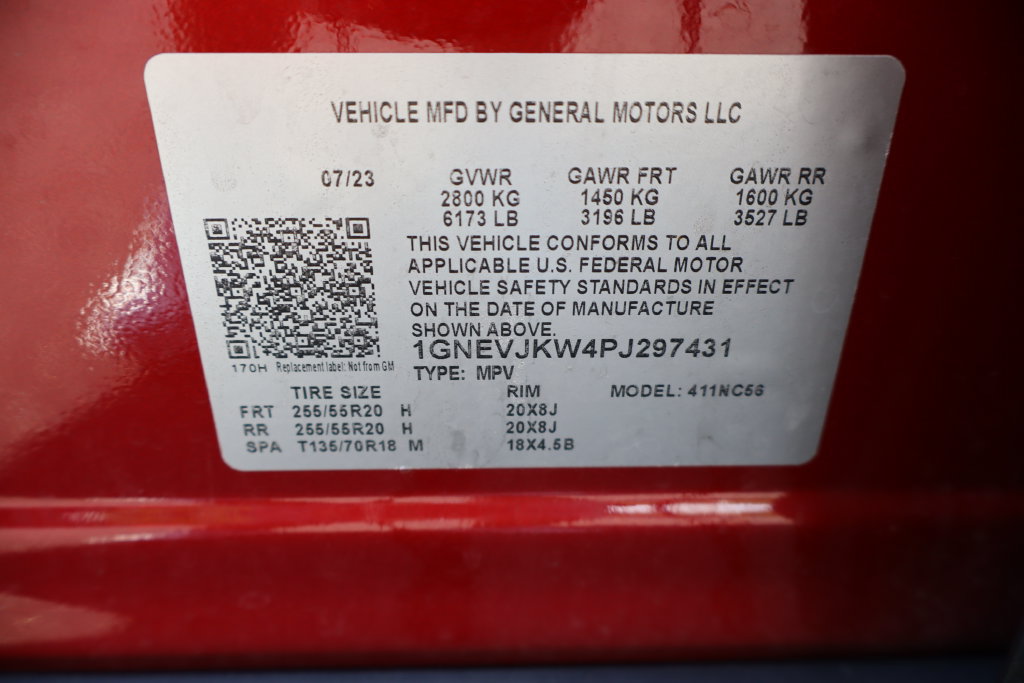 Used 2023 Chevrolet Traverse RS w/ LPO, Floor Liner Package AWD/4WD image 4