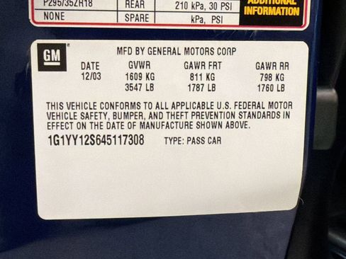 Used 2004 Chevrolet Corvette Z06 w/ Z06 Preferred Equipment Group image 19