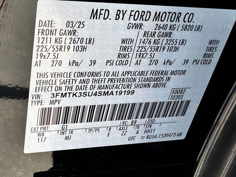 Certified 2025 Ford Mustang Mach-E Premium w/ Sport Appearance Package AWD/4WD image 46