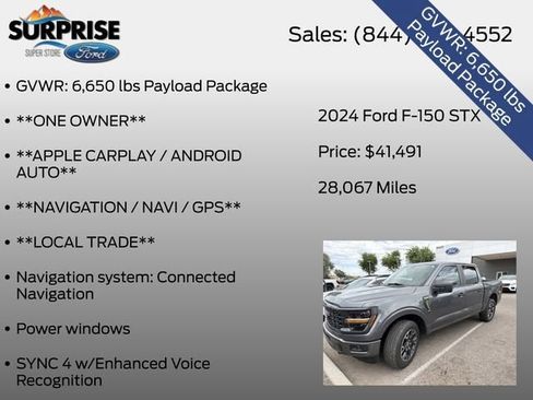 Used 2024 Ford F150 STX AWD/4WD image 9