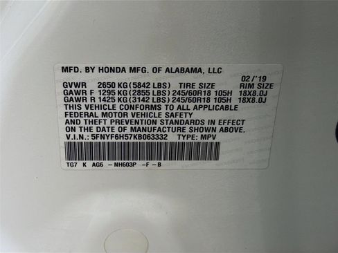 Used 2019 Honda Pilot EX-L image 32