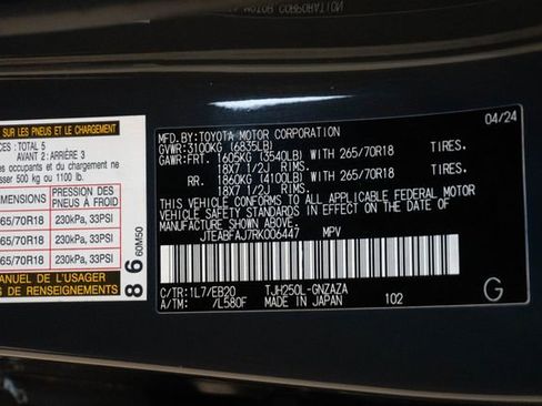 Used 2024 Toyota Land Cruiser AWD/4WD image 36