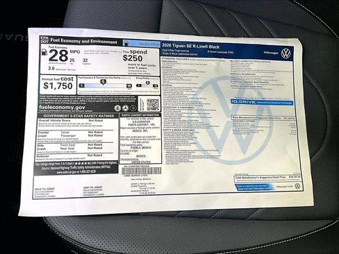 New 2026 Volkswagen Tiguan SE R-Line image 37